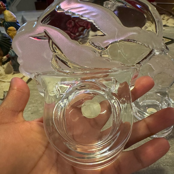 PartyLite Clear Seagull Tealight Candle Holder Set Of 2 P0510 Retired - Picture 9 of 11